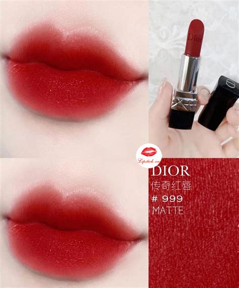 rouge dior 999 lipstick mini|dior 999 matte vs velvet.